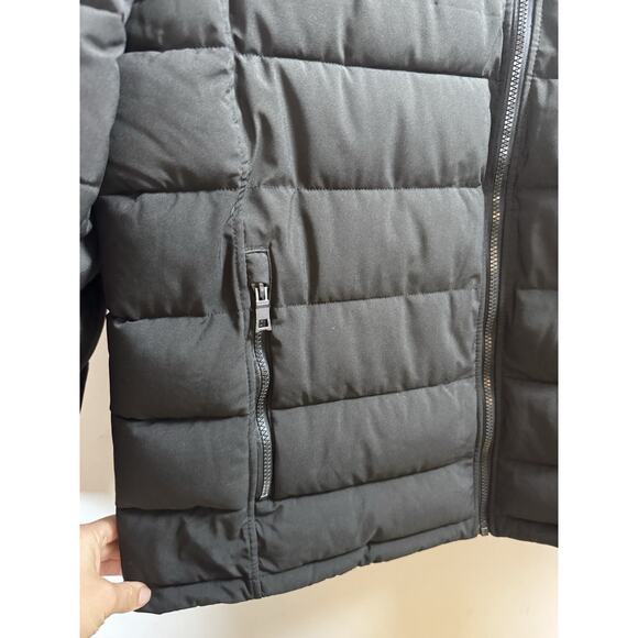 Nautica Men's Black Quilted Full Zip Puffer Jacket Water Wind Resistant XL - Picture 3 of 11